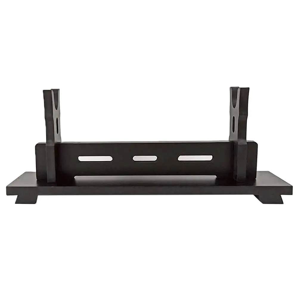 Wholesale Factory Wood Saword Display 1 Tier Black Wood Katana Wall Mount