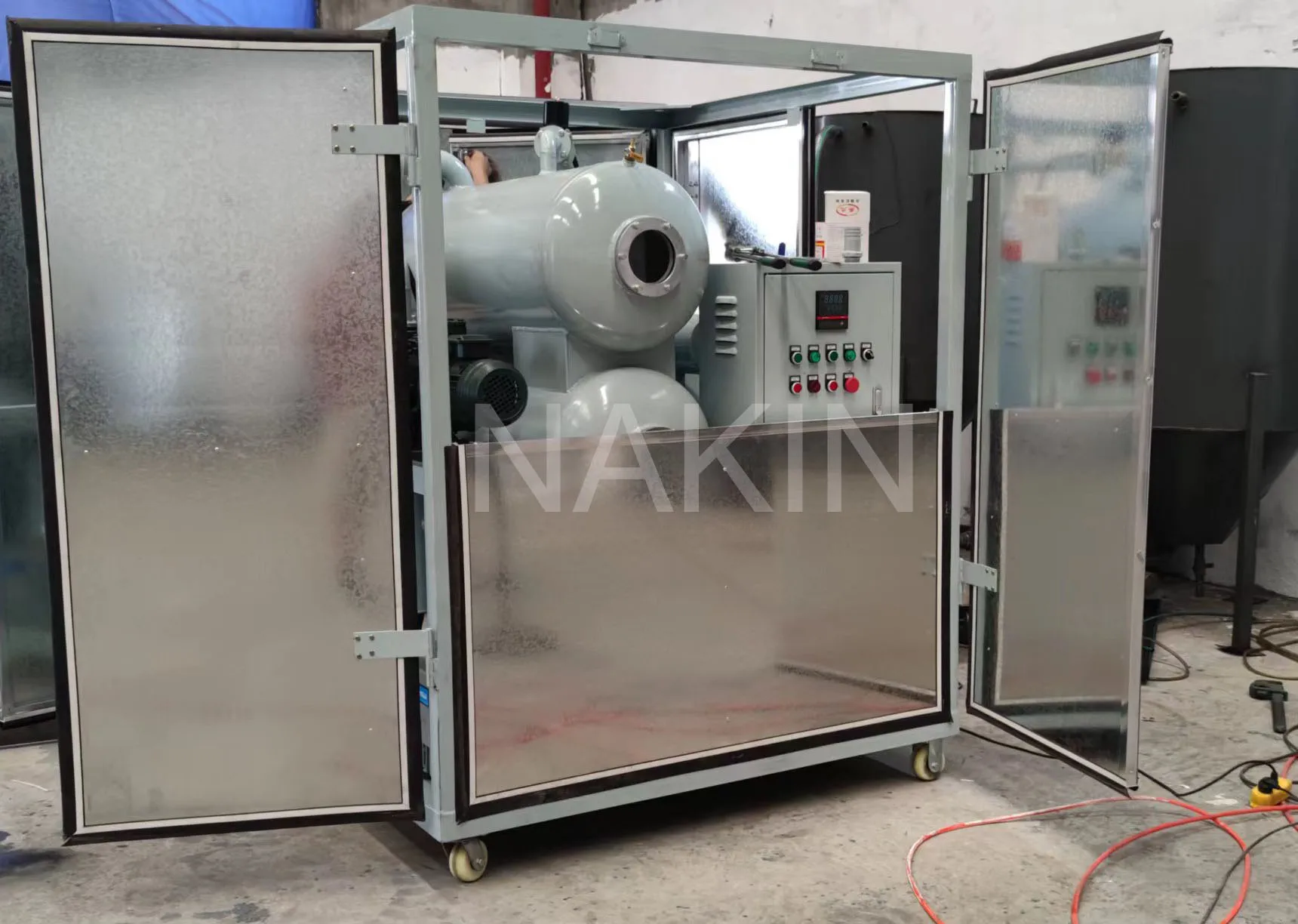 Automatic Double Stage Vacuum Transformer Oil Purifier Machine Transformer Oil Centrifuging Machine