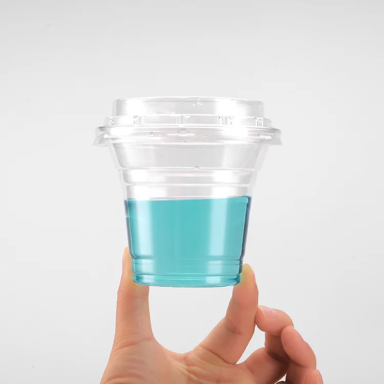 Hot Selling Disposable Yogurt 5oz 7oz 8oz 9oz Clear Plastic Ice Cream Dessert Cup With Cover
