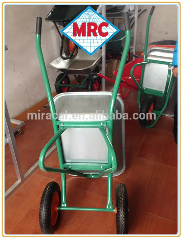 WB6430 Good Price High Quality Twin / Two Wheel Wheelbarrow For Sale