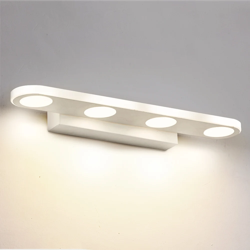 
Led home lighting 12w vanity hotel wall lamp dressing table lights white vanity mirror hollywood light 40cm modern wall lamp 