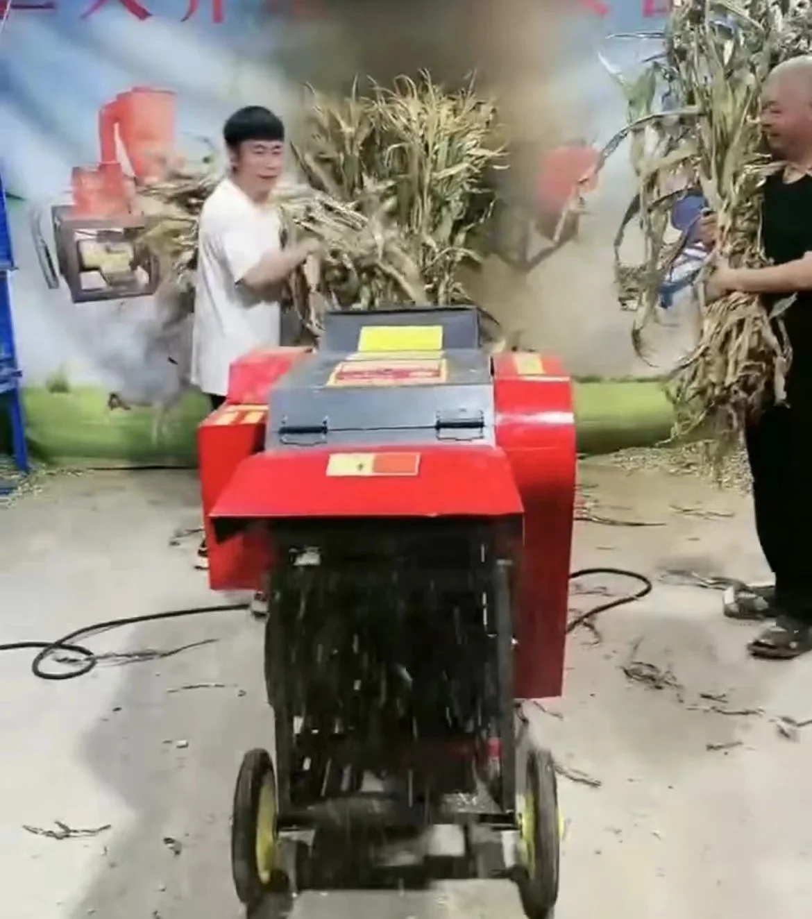 Straw crusher farm crop cutting machine small pulverize machine