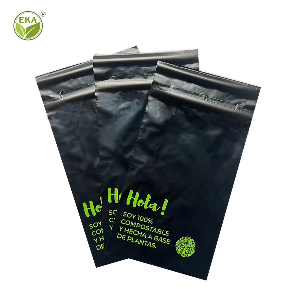 Custom Logo Biodegradable Postage Satchels Plastic Envelopes Shipping Courier Compostable Poly Mailer Mailing Bags For Clothing