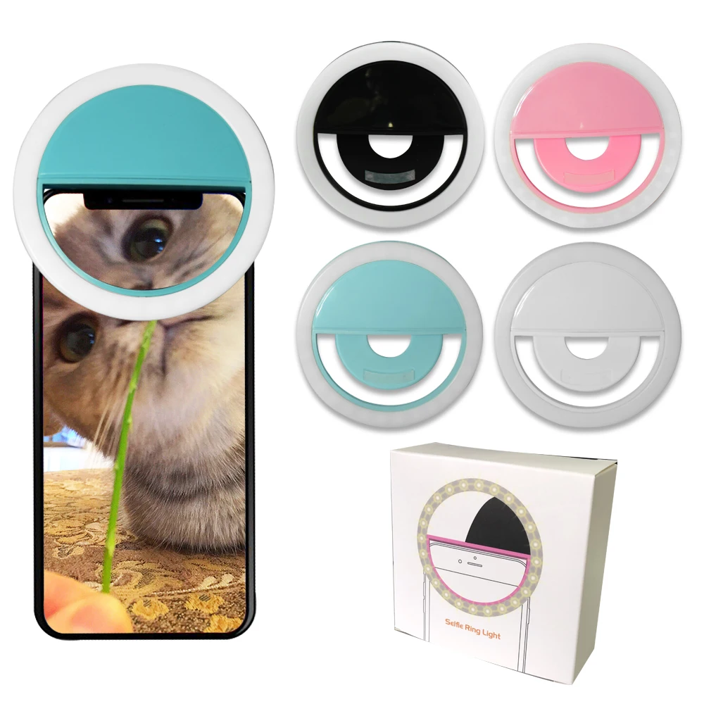 Promotional Phone Selfie  Fill Light Whitening Flash Led  Mobile Mini Portable Clip