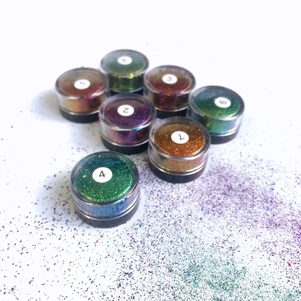 Cosmetic Grade Duochrome Eyeshadow Custom Label Chameleon/cameleon Pigment Powder Eye Shadow