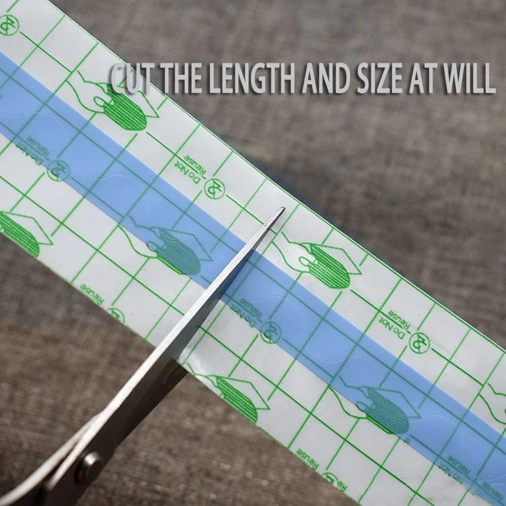 10cm*10m Waterproof Transparent Customs Size Wound Care Medical Coating Adhesive HypoAllergenic PU Film Roll