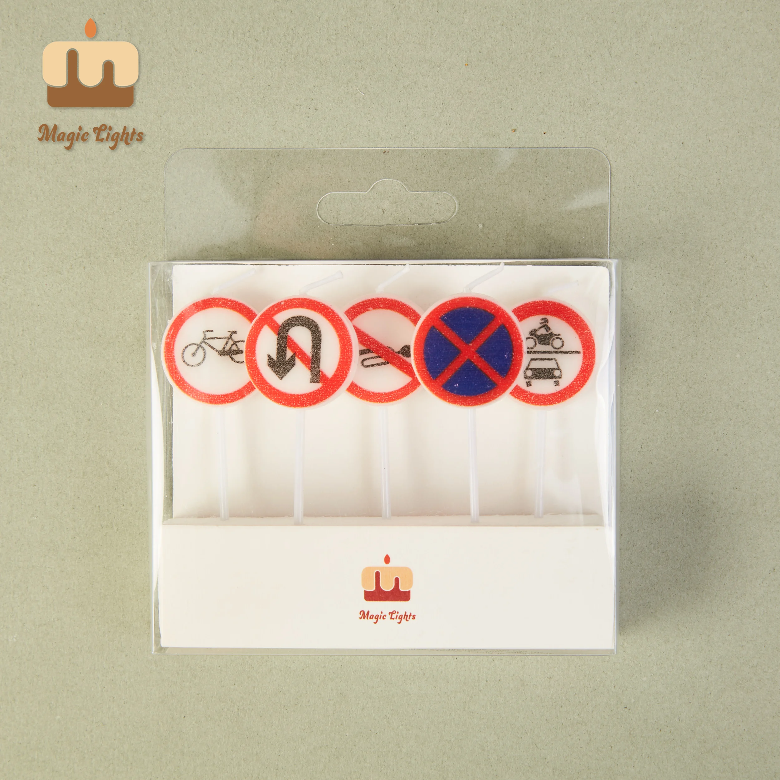 Cute car traffic FGBP candles in bulk