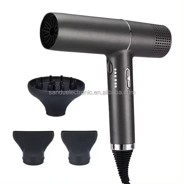 2024 high quality Professional T shape Salon Hair Tools Low Radiation High Speed BLDC  strong Power Ionic Blow Hair dryer