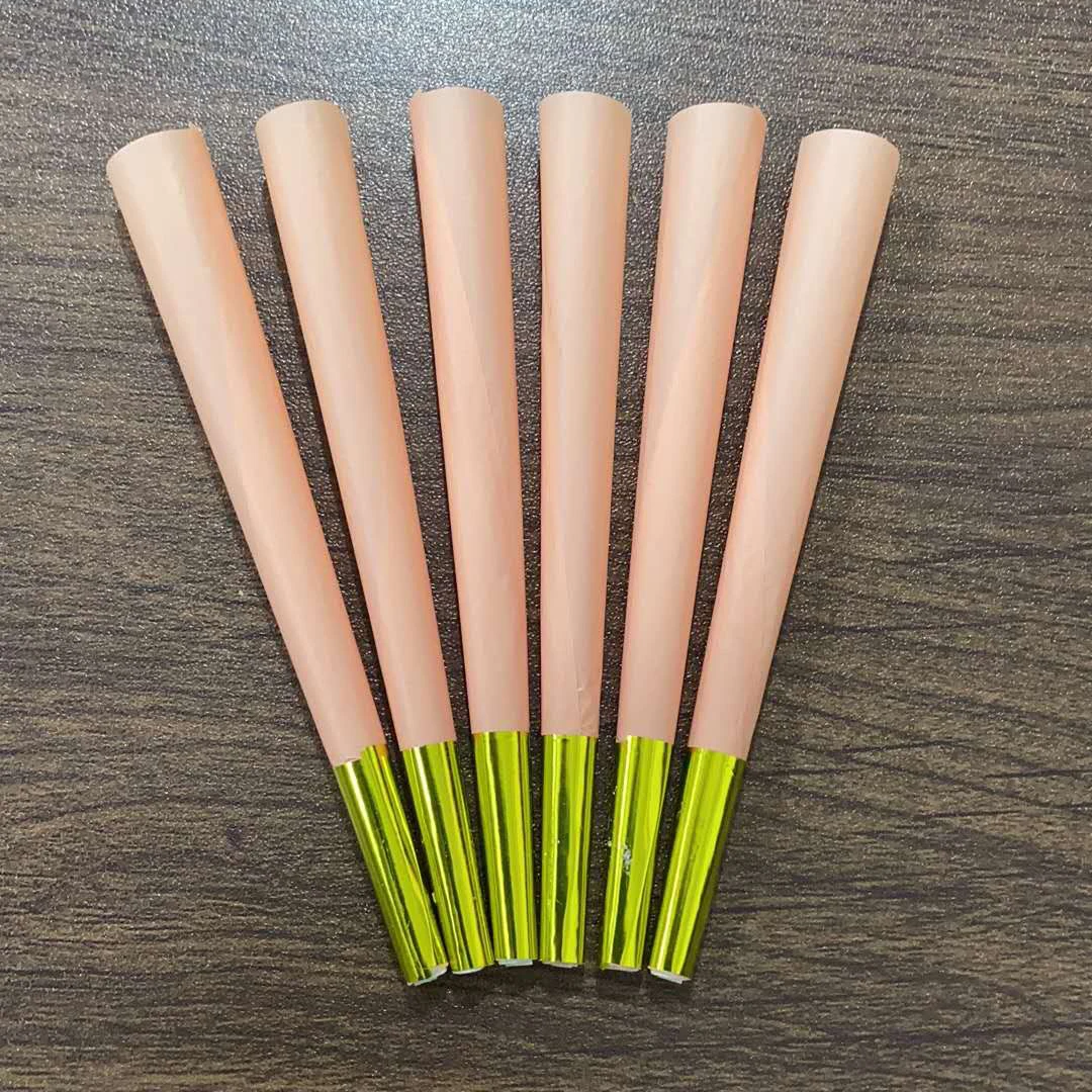 
Customize any size colornatural pre rolled cones in king size 109*44 98*44 84*44 pre-roll cone for hemp 