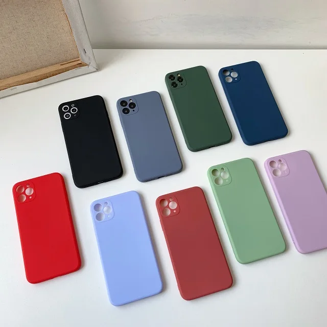 
customizable silicone case for iphone 12 silicone accessories TPU phone case for iphone xs max 