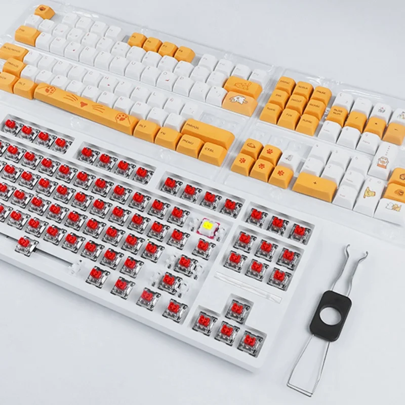 116keys Mechanical Keyboard Buttons Keycap Xda Profile Pbt Keycaps