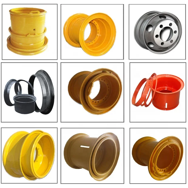 OEM Available Manufacturer Price Tyre Size 11.00-20 Bridge Beam Carrier 20 Inch 20-8.5/1.5 3PC OTR Steel Wheel Rim