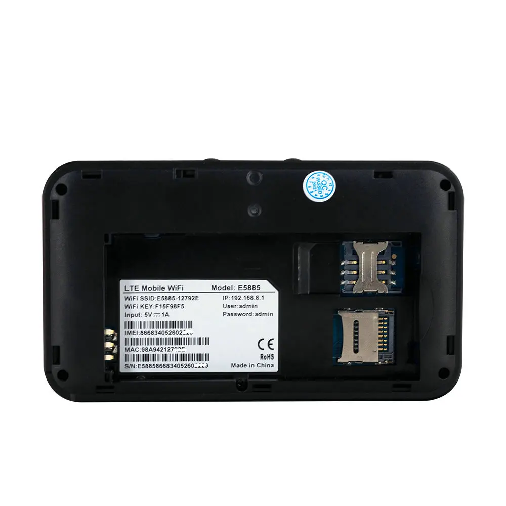 OEM 4G точка доступа с RJ45 LAN 300 Мбит/с CAT4 Карманный беспроводной маршрутизатор E5885