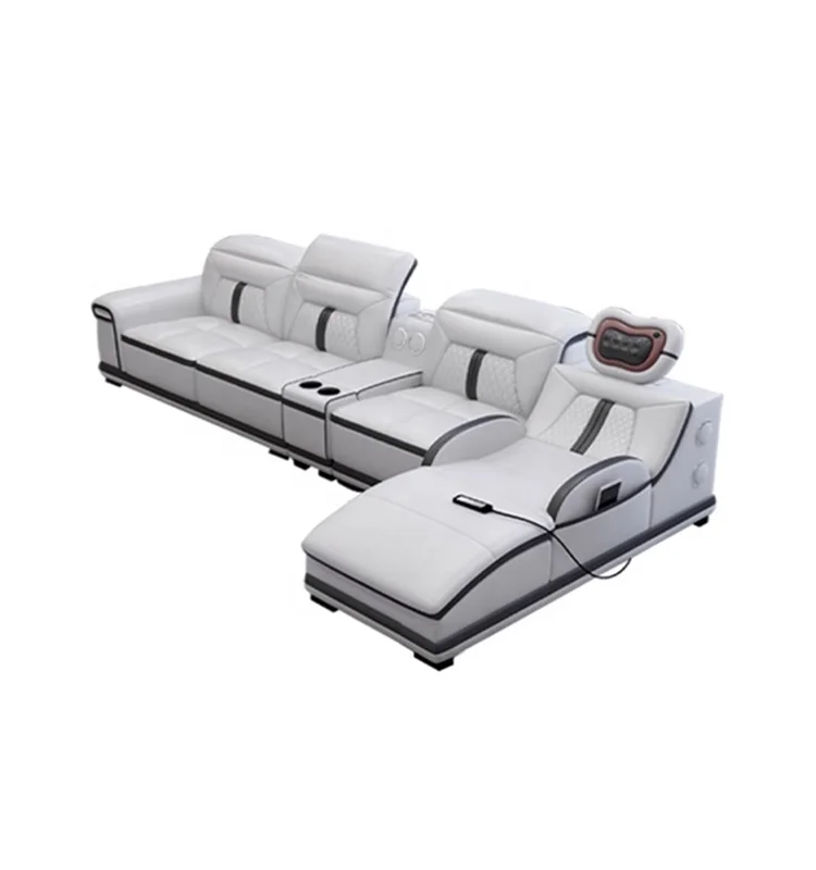 Living room multifunctional intelligent sofa, electric massage sofa, leather intelligent massage sofa