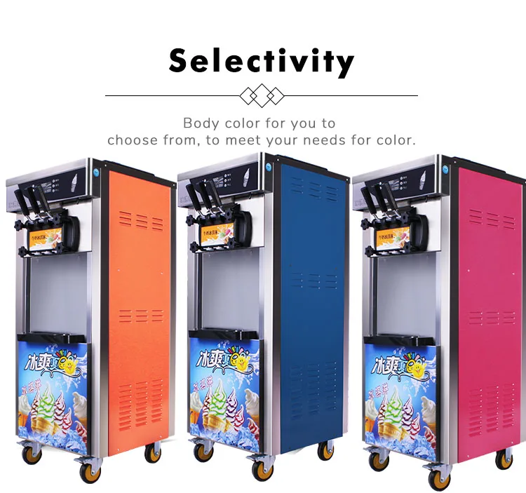 Hot sales   cheap soft ice cream  ice making  maker  icecream making maker machine