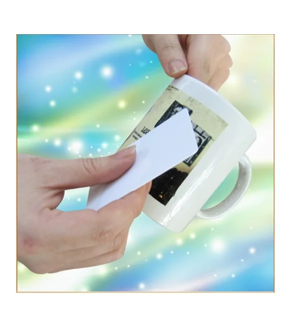 Custom-Size White Water Transfer Paper Decal for Textiles Ceramics & Packing Materials Waterslide
