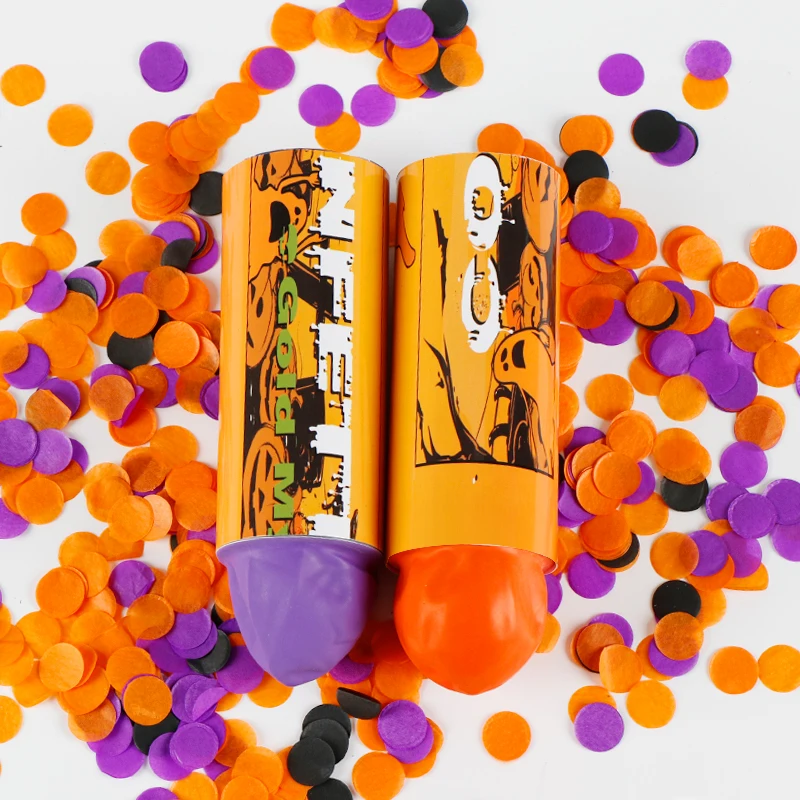New Year Christmas  Party Supplies Eve Birthday Confetti Poppers Balloon Inflatable Foil Balloon Shooters For Kids