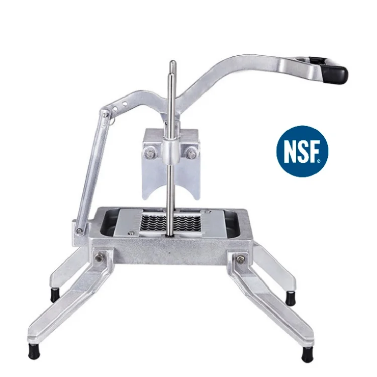 Manual Hand Held Stainless Steel Food Onion Vegetable Fruit Potato Chips Chopper Slicer Cutting Machine