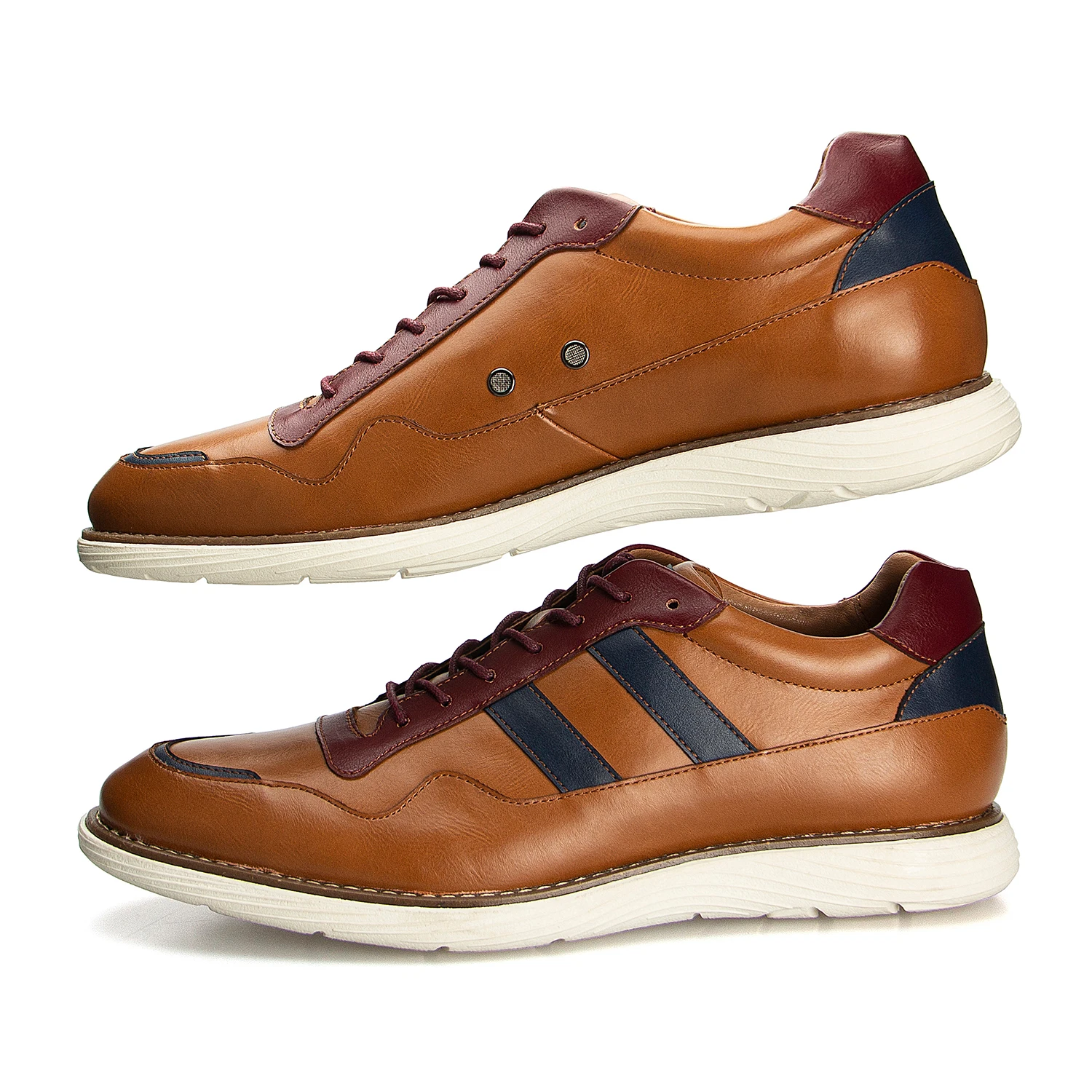 Туфли мужские из натуральной кожи, Уличная Повседневная обувь на шнуровке, классические