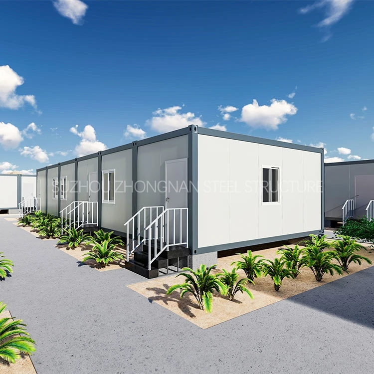 manufacturer low price temporary removable 20ft flat pack prefab container house for Worksite and Isolation
