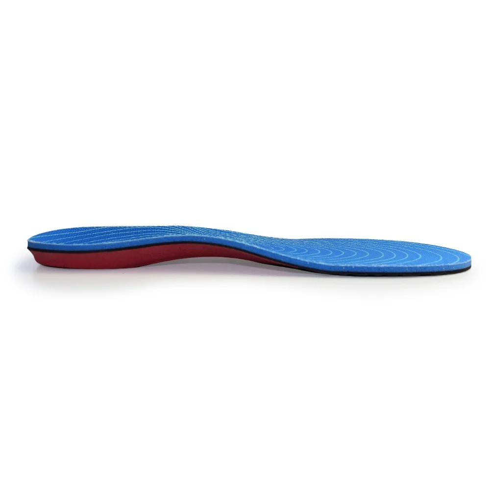 Light Weight Shock Absorption PU Arch Orthotic Foot Care Sport Shoes Insoles