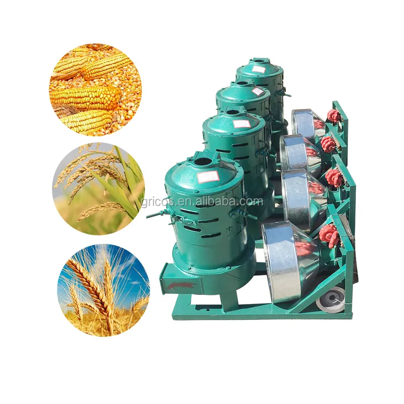 Dry soybean millet peeling dehulling machine wheat grain cleaning machine