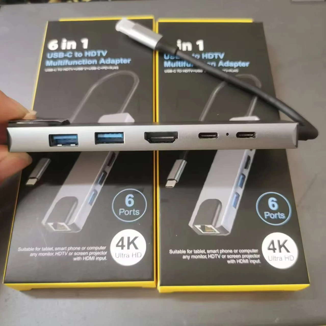 ethernet powered usb hub sd tf docking station pd fast card reader otg printer laptop hub usb for macbook hd network