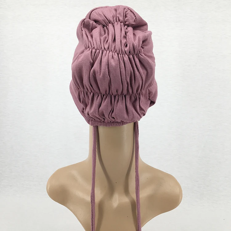 2021 New Unique Style Wear Comfort Cap Adjustable Hijab Caps Volumizer Luxury Stretchy Satin Lined Under Scarf