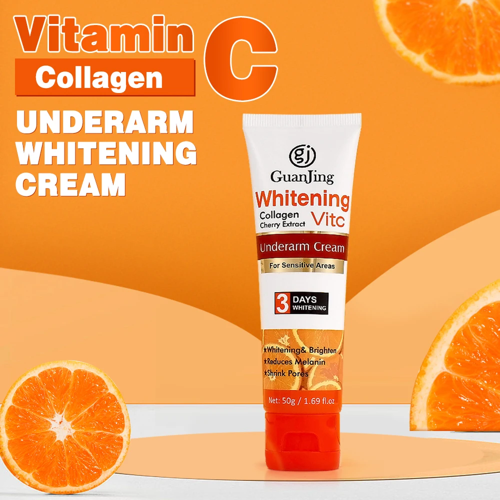 Vitamin C Armpit Dark Spot Remover Lightening Collagen Body Skin Lotion Underarm Whitening Cream for Spots in the Armpit