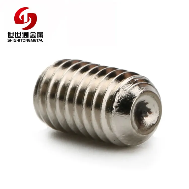 Custom Aluminum/Brass/Stainless Steel DIN 914 916 944 M2 M4 Grub Allen Hex Socket Set Screw For Belt Buckle Or Door Handle