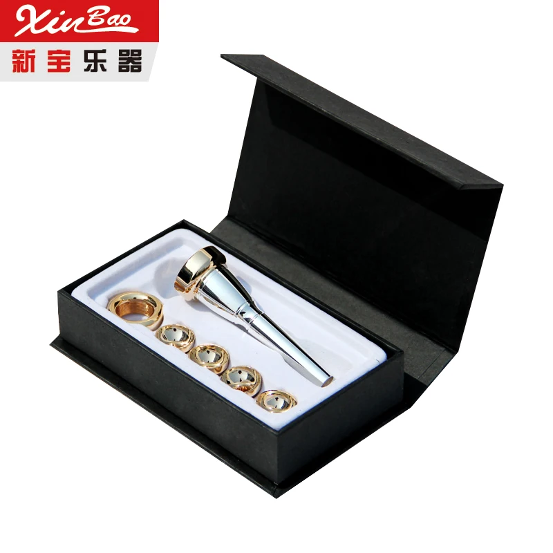 Музыкальный инструмент профессиональная труба в форме пули металлический кусок посеребренный стандарт экспорта