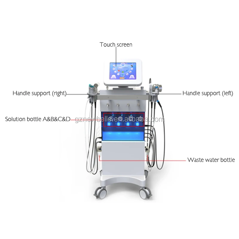  Spa use hydrodermabrasion oxygen cryo facial water skin Hydro dermabrasion machine diamond Equipment clean