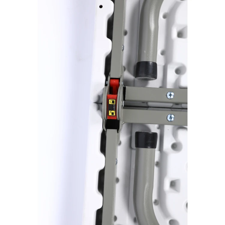 Patio Party Outdoor Lightweight Waterproof White 72 Inch 6ft Folding In Half Rectangle Outdoor Plastic Folding Table