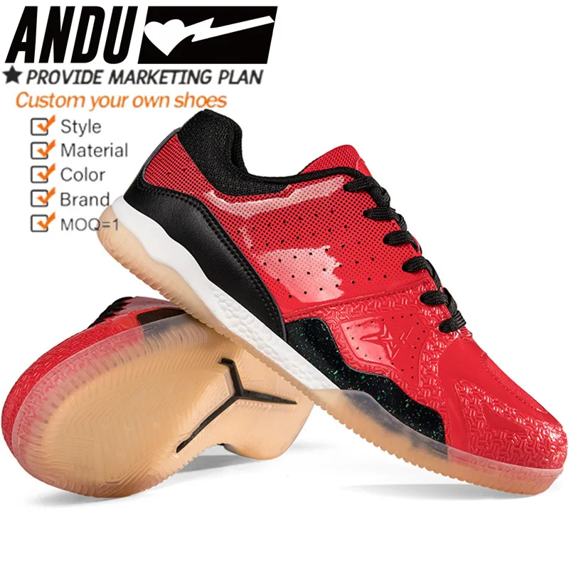 Size 39-44 Unisex Customize Handball Light Training Athletics Tennis Sneakers Men Breathable Professional Volleyball Shoes