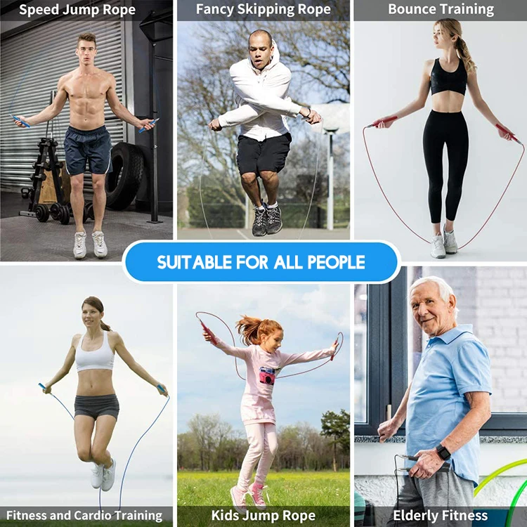 Wholesale Professional Aluminum Skipping Speed Jump Rope