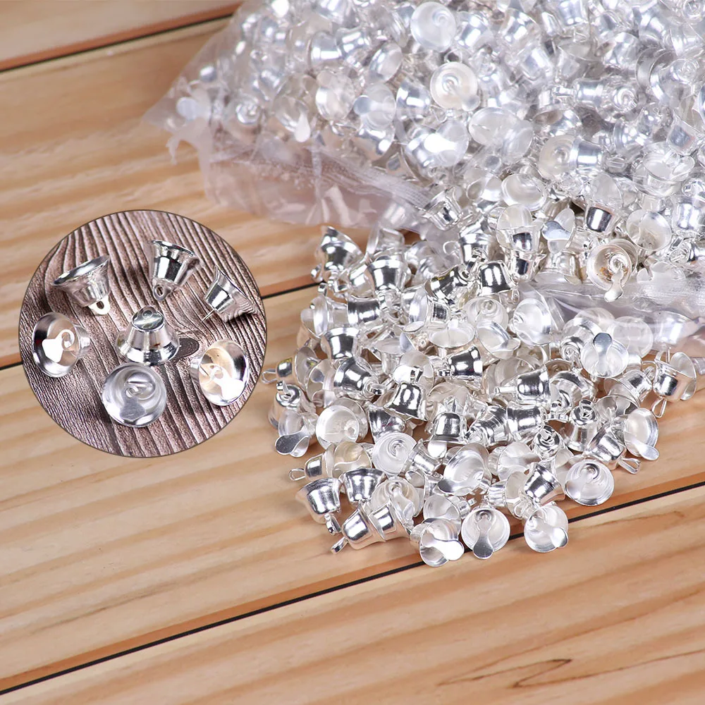 2cm Gold/Silver Small Bell for Christmas DIY Decoration 10 Piece/Pack