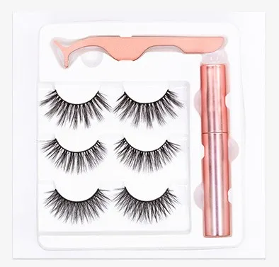 2020-2021 hot sale wholesale faux mink eyelash magnetic eyelashes eyeliner lashes