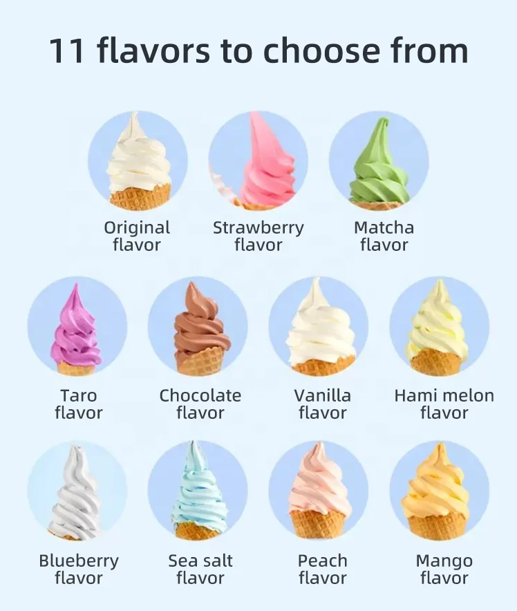 High Quality Strawberry Ice Cream Powder Mix Diy Soft Serve Ice Cream Premix Powder Manufacturers Wholesale