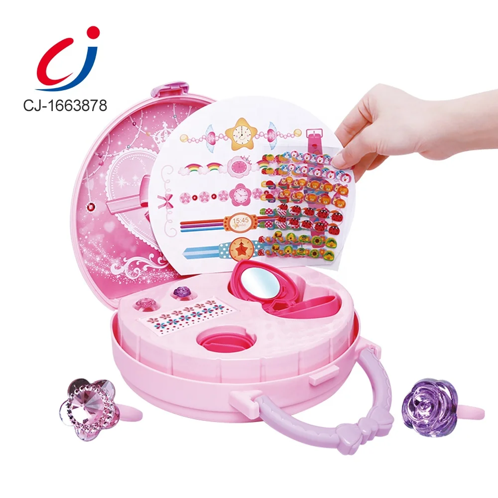 Amazon Hot Diy Children Non-toxic Nail Toys Real Girl Cosmetic Kit Toy Makeup Set For Kids