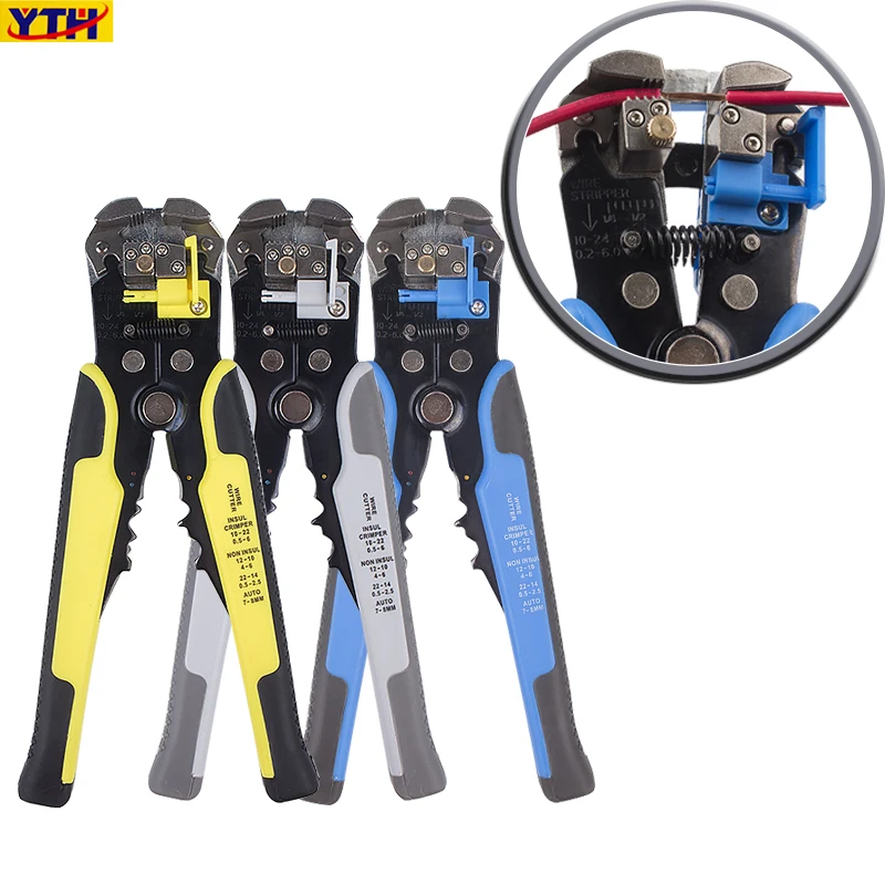 KQ1301 1 шт. Кусачки автоматический обжимной инструмент для зачистки проводов многофункциональный снятия изоляции