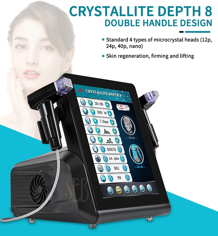 4 Free Needles 2 In 1 Machine Micro Needle RF Device microneedle mfr sfr rf