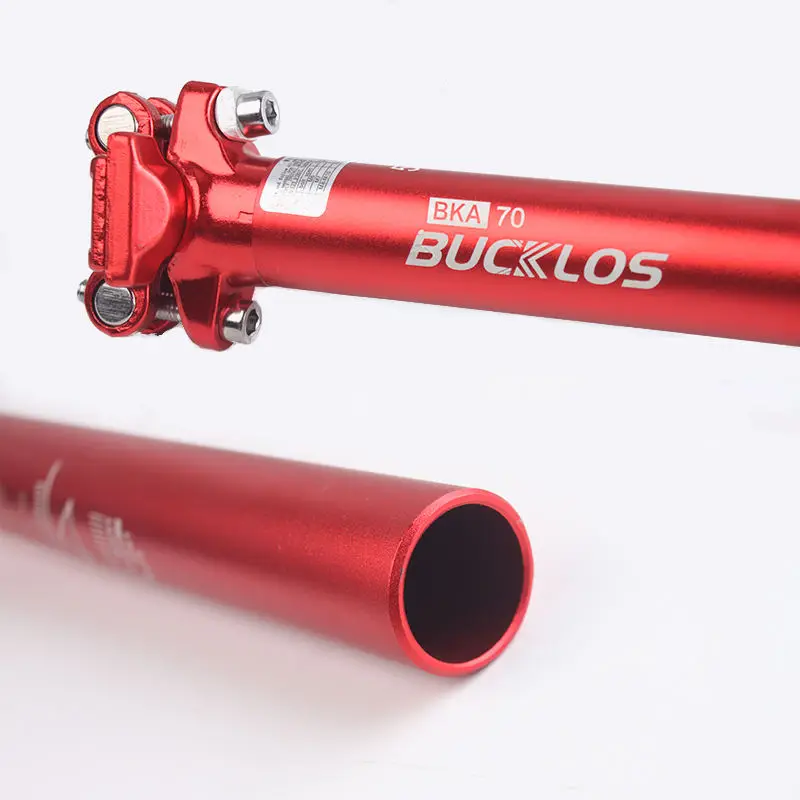 BUCKLOS aluminum alloy cheap mountain bike seat post 27.2/30.8/31.6mm adjustable bicycle seat post