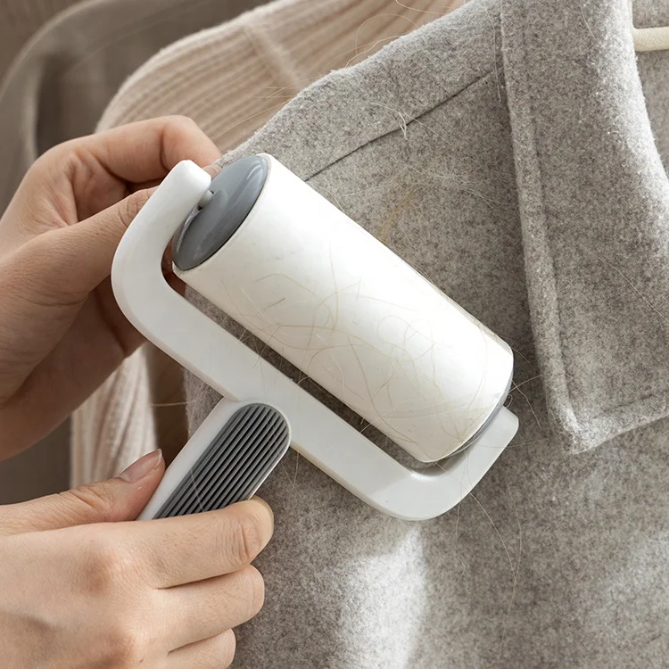 Eco-Friendly Sticky Lint Roller Mega Value Set Clothes Green Washable Lint Roller For Pet Hair