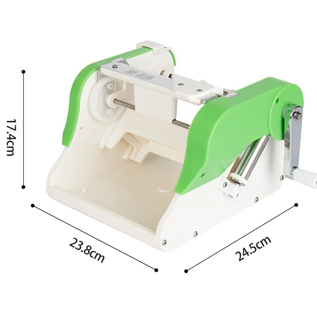 Multi Purpose Kitchen Manual Food Vegetable Grater Slicer Potato Cheese Grater Plastic Kitchen Utensils Making Machine Green