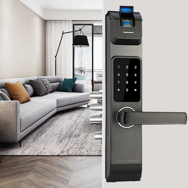 High Quality Fingerprint APP Password Smart Digital Door Lock