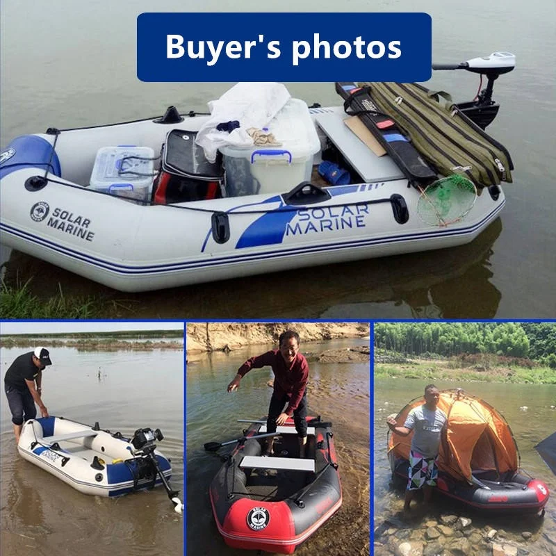 1.75M Rowing Boat with Air Deck Floor Single Inflatable Kayak With Accessories Fishing Boat For Sale