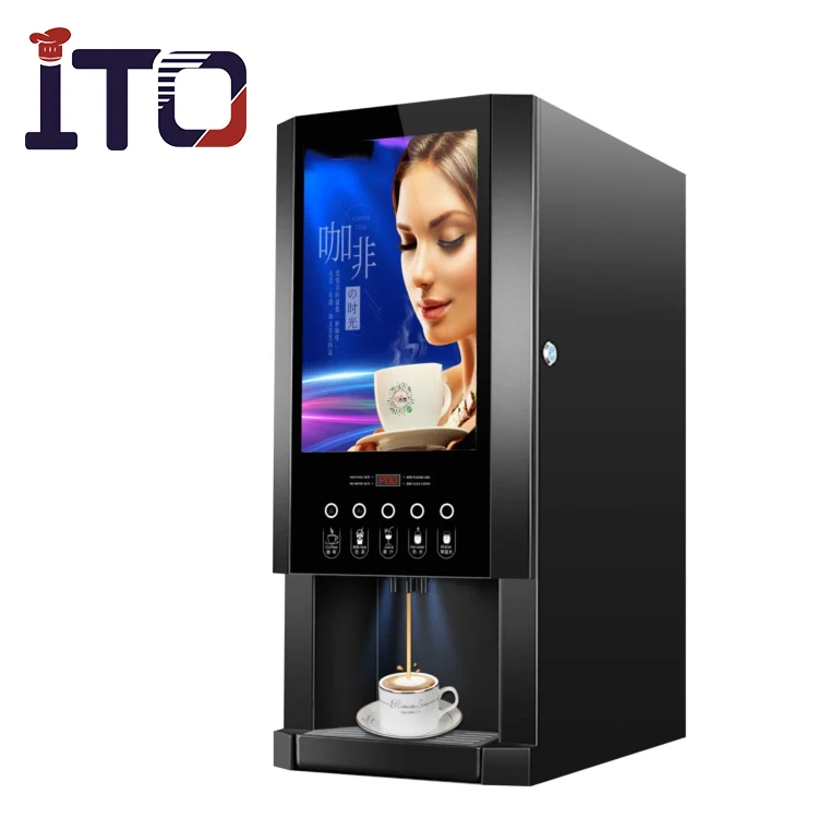 Milk tea coffee machine instant coffee powder machine commercial restaurant fully automatic economical coffee machine