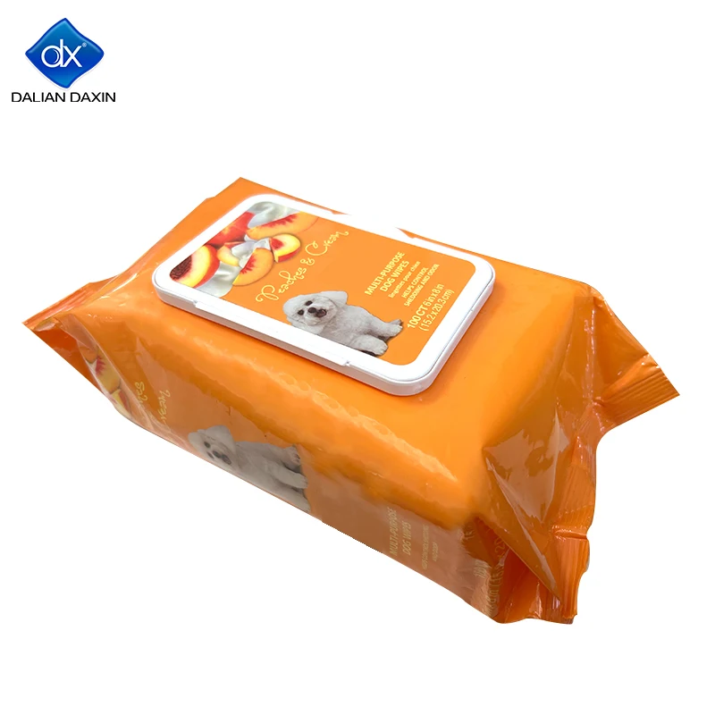 Wholesale Custom Disposable ECO Friendly Pet Cats Dogs Eyes Cleaning Wipes OEM All-Purpose Pet Wet Wipes