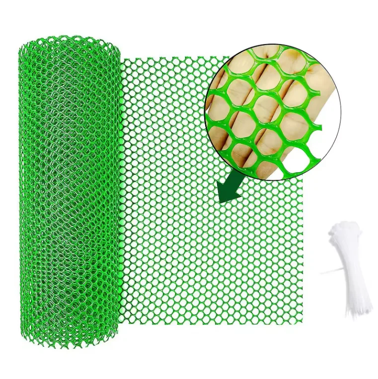 Professional Production Flat Mesh Net for Garden PVC Material Chicken Net Poultry Plastic Floor Mesh Net For Chicken