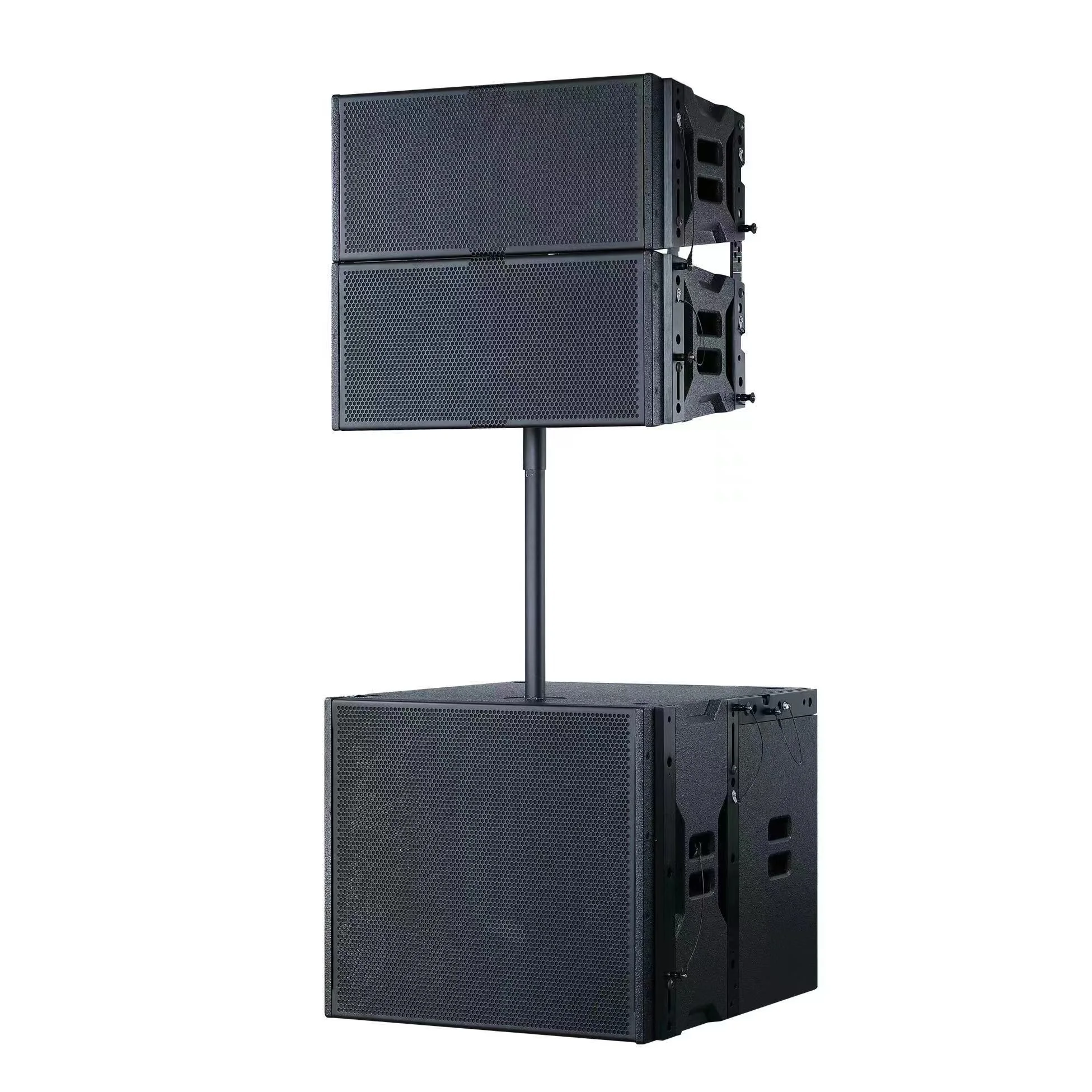 2 way passive pa speaker 600W line array speaker system professional dual 10 inch neodymium line array